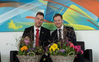 Frühlingsgrüße an die Staatskanzlei